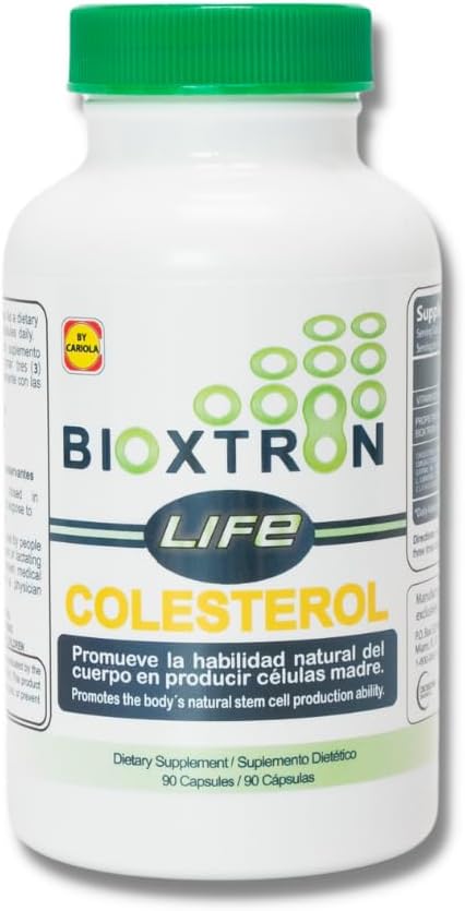 Suplemen Sel AFA Stem Bioxtron Hidup Cholesterol - Produksi Sel Stems - Dukungan Sistem Imune - Mendukung Tingkat Cholesterol - Mendukung Joints & Muscles - 90 Caps