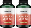 Swanson Pumpkin Seed Oil - High Biovailable EFAs - (100 Softgel Kapsul, 100mg Masing-masing) 2 Pack