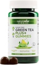 Naturrewise Green Tea Gummies - Keto, Sugar Free - Support Fitness Goals for Women & Men - 500mg Green Tea + Raspberry Ketones, Garcinia Camigia - Vegan, No Gluten - 60 Count [Persediaan 1 Bulan]