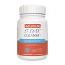 15 Day Cleanse Gut Dukungan, Advanced Gentle Daily Colon Gut Detox for Women & Men with Senna, Cascara Sagrada, Psyllium Husk and Probiotic, 15 Capsules