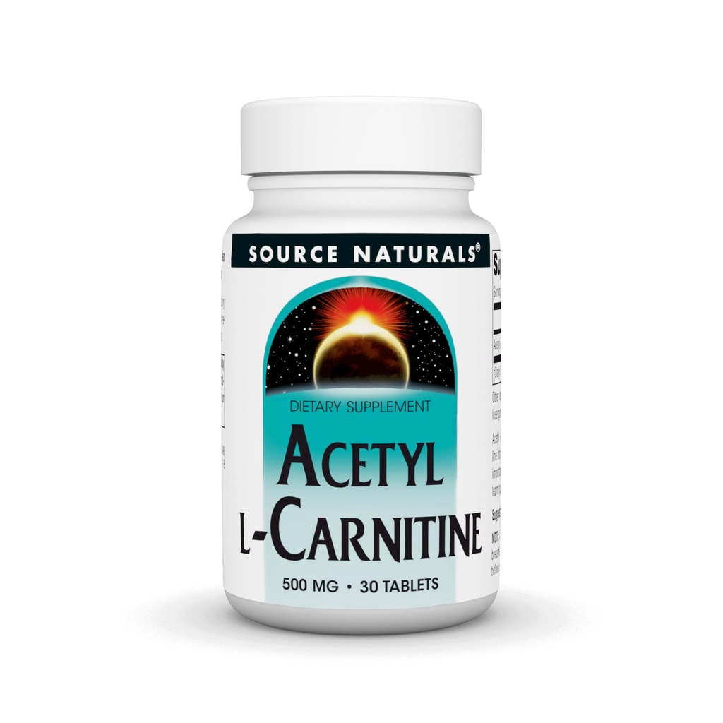 Sumber Asetil Acetyl L- Carnitine, 500mg, 30 Tablet