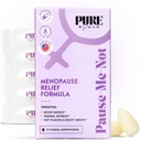 Perempuan Murni Pause- Menot Menopause Relief Vaginal Suplosment - Vaginal Moisturizer untuk Menopasal Women - Vitamin E & Halaluronic Acid Vaginal Suplosment for Dryness, Hot Flash & Night Sweat