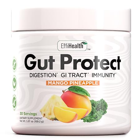 Sajikan Superfood dengan Propoletic & Preguler - Super Greens Powder, Smoothie & Juice Mix Powder - Digetical Health & Regularitas Dukungan - Mango, Pineapple