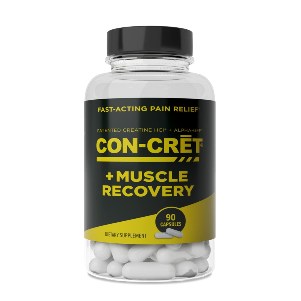 CRET ProMera Sports Muscle Recovery, Terkonsentrasi Creatine and Alpha-GEE ®, Mendukung Pemulihan Otot, Pemulihan Kebugaran, Mengembalikan Kesehatan Otot, 90 Katup