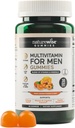 NatureWise Multivitamin for Men, Gummies Peach Mangga Flavor, for Imune Health with Minemale & Vitamin A, C, D, E, B6 and B12, Vegetarian, Soy- Free, Non-GMO, 60 Count [Persediaan 1 Bulan]