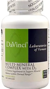 Laboratorium DaVinci Multi- Mineral Kompleks dengan D3-120 Capsules