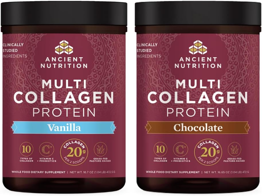 Nutrition kuno Multi Collagen Protein Powder Vanilla 45 pelayan + Multi Collagen Protein Powder Chocolate 45 pelayan