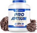 Ronnie Coleman Signature Series Pro- Antium Whiy Protein Powder dengan BCAA dan EAA, Creatine for Recovery and Lean Muscle Dupport, 30g Protein Per Serving, Double Chocolate Cookie, 5 Lb