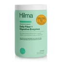 Hilma Daily Fiber and Digetical Enzymes, Powder Persediaan Serat Fiber dengan Suplemen dan Enzymes Diformulasikan dengan Psyllium Husk dan Acakia, Gluten Free, Vegan, FSA Elignable, Digeply Support, 30 Servis