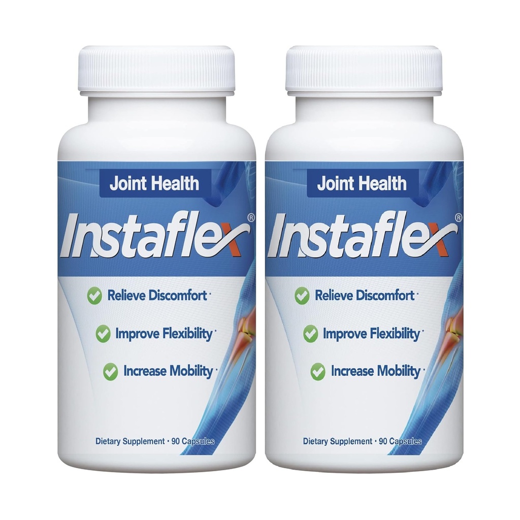 Instralex Joint Suppplement - Clinically Studied Joint Relief Blend of Glucosamine, MSM, White Willow, Turmeric, Ginger, Cayenne, Hynaluronic Acid - 180 Capsules