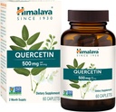 Himalaya Quercetin Tambahan untuk Plant-Based Bioflavonoid Dukungan dan Daily Wellness, AntioxidanImune Dukungan, 500 mg, Non-GMO, 60 Vegetarian Caplets, 2 Bulan Suppply