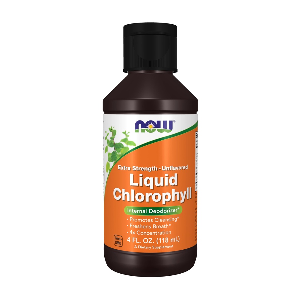 Suplemen SEKARANG, Ekstra Kekuatan Liquid Chlorophyll, Unhafedored, Internal Deodorizer *, Promotes Clean