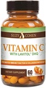 100% Vitamin Alam C dari Acerola Cherry dengan Lavitol DHar Dihydroquercetin ditambah 250 mg Citrus Bioflavonoid - Whole-Food Vitamin C, No Synthetic Accibic dan No Addlics - 250 mg, 60 Capsules