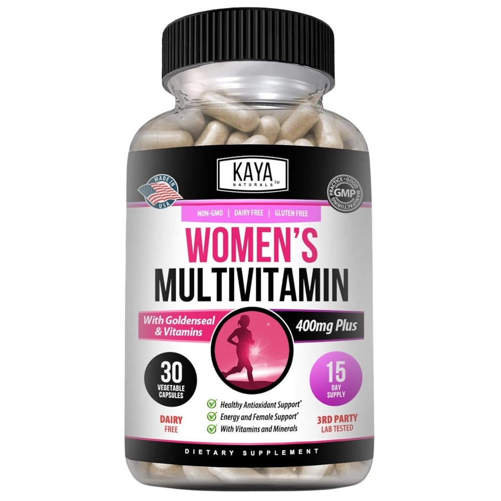 Kaya Multivitamin, Antioksidan Kesehatan, dan Dukungan Imunitas, Vitamin A, D, C, E, Biotin, Acid Folic, & Multi- Mineral, Energi & Metabolisme Tambahan 30 Cacah Vitamin