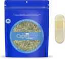 Capsuline Safflower warna 00 kosong Vegan capsules Kuning / Kuning - 1000 Count - Vegetarian Kosong Capsules - DIY Capsule Filling - Veggie Pill Capsules - Kosher dan Halal Cerfied