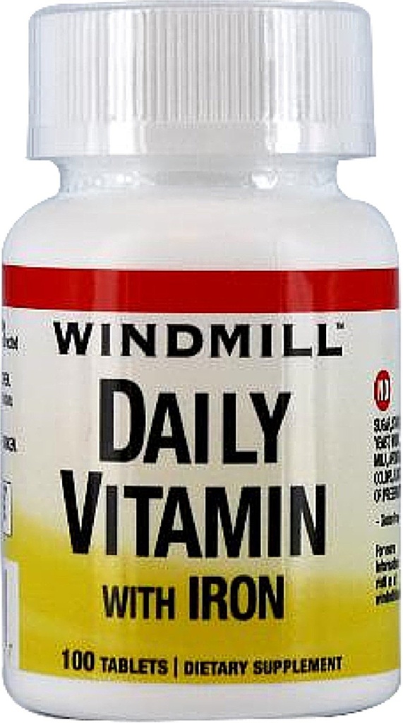 Windmill Daily Vitamin with Iron and Beta- Carotene