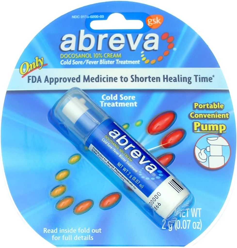 Areva 2grim Pompa Ukuran 1ct Areva Cold Sore Treatment