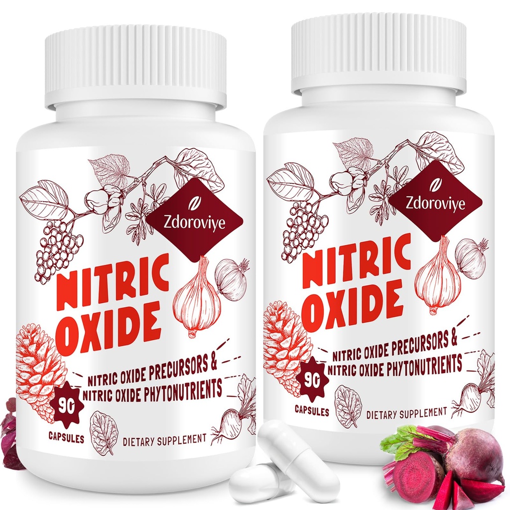 Tambahan Nitric Oxide untuk Pria, 90 Kapsul (2 Pack)