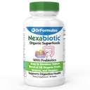 DruFormulas Organic Prebiotic Fiber for Constipation Relief 124; Nexabotic Superfood Tab for Probiotic Digetical Health, 60 Tablets