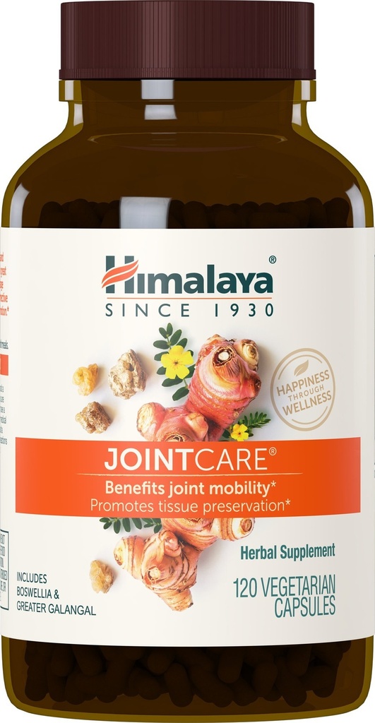 Himalaya Jointellia dengan Boswellia, Tambahan Bersama untuk Pria dan Wanita, 1200 mg, 120 Capsules, Persediaan 1 Bulan