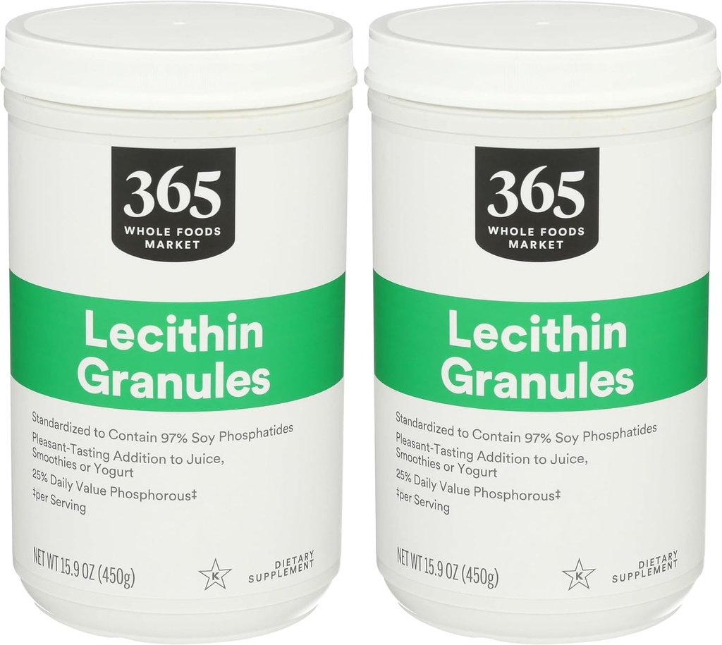 365 oleh Whole Foods Market, Lecipthin Granules, 15.9 Ounce (Pack of 2)