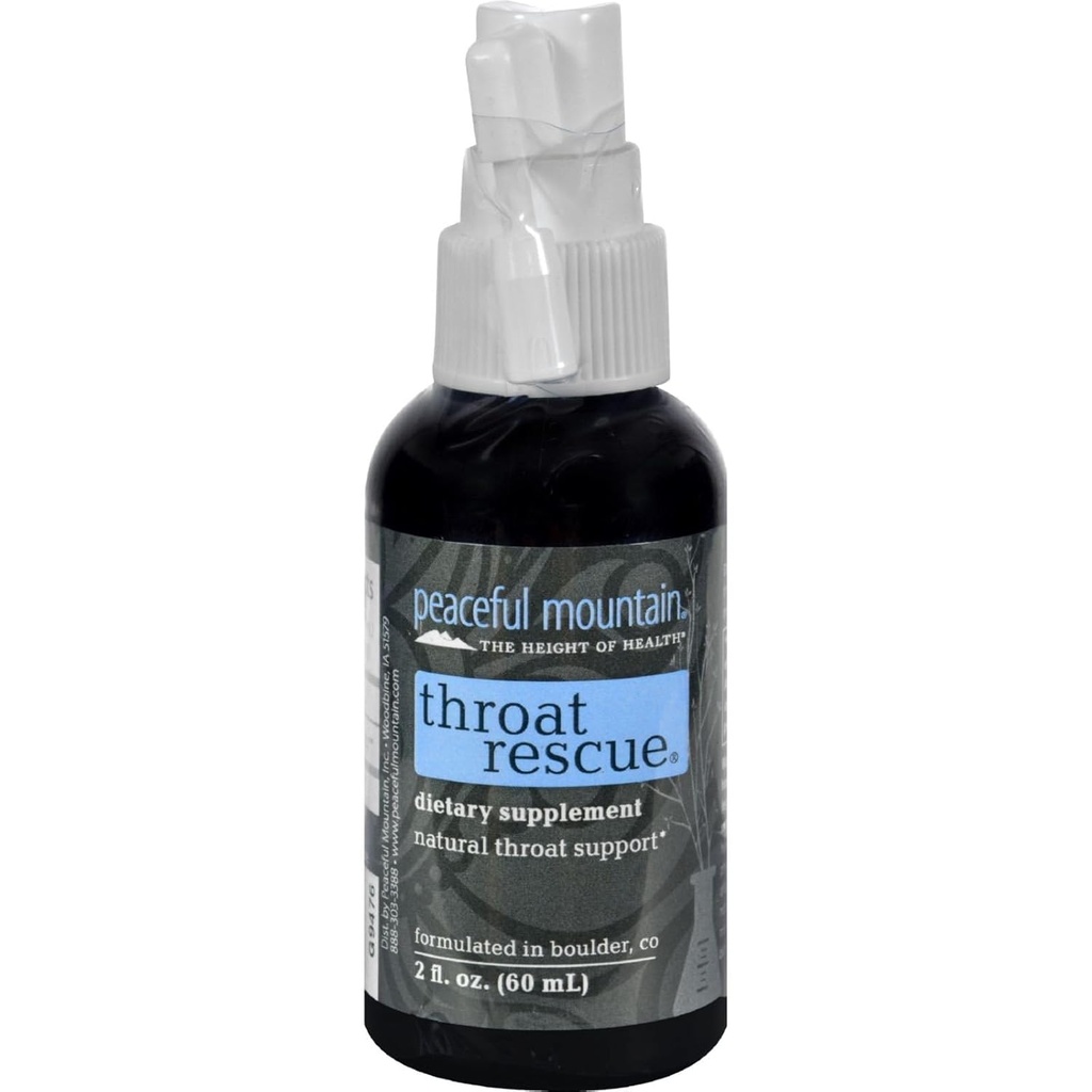 - Throat Spray for Natural Throat Support - 2oz