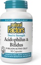 Faktor Alami, Acidoblus & Bifidus Double Strength, Probiotic and Prebiotic Formula, 90 Kapsul