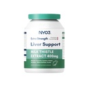 NYO3 28000mg Milk Thistle 70: 1 Ekstrak 400mg dengan Curcumin & Artichoke, 83% Silymarin, 60 Day Supppply, Herbal Cleanse Detox & Repair, Antioksidant Dukungan, Non-GMO