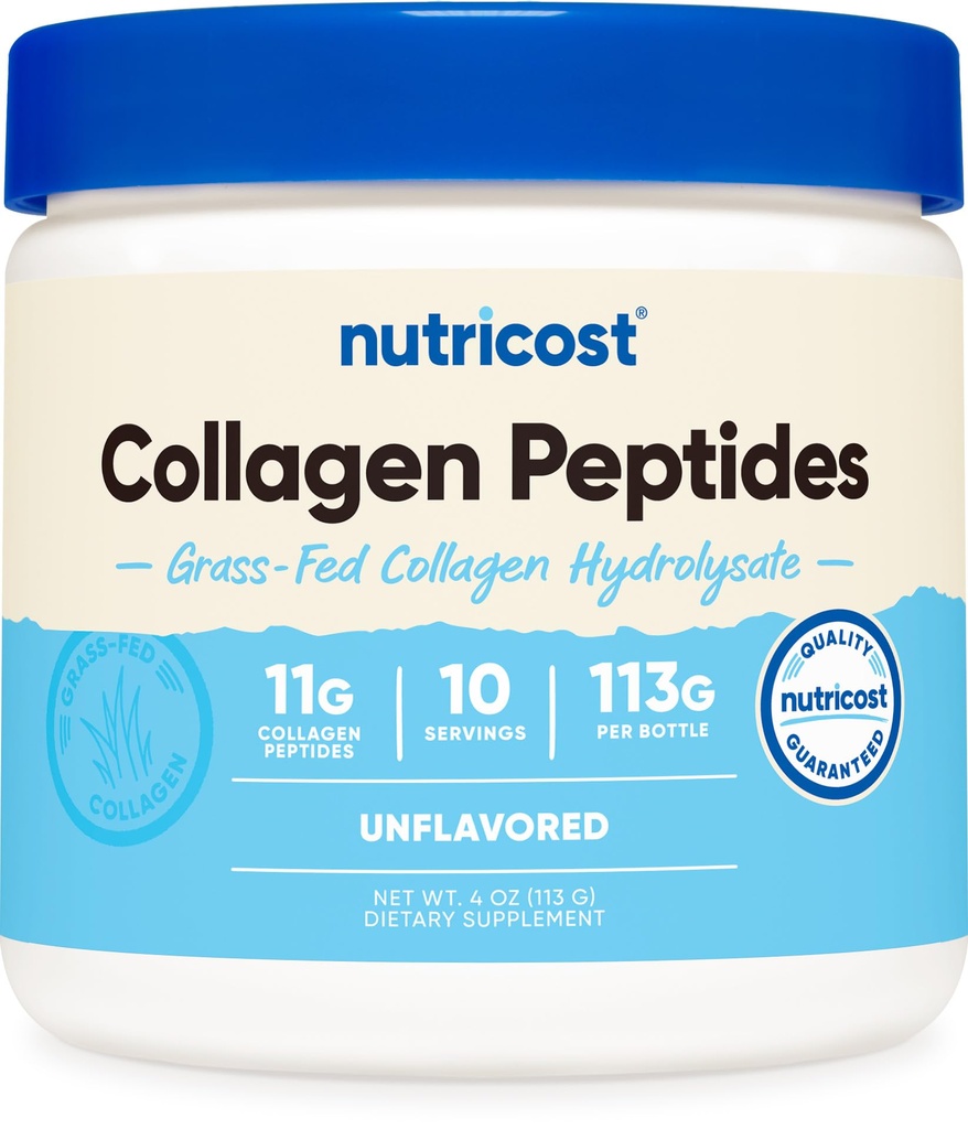 Tipe I, Tipe III Collagen Collagen Peptides Powder 4 Oz (Tanpa Rasa)