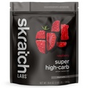 Skatch Labs Super HighHigh- Carb Hidration Powder 124; Carbohydrate powder dengan Cluster Dextrin dan Electrolites 124; Endurance Energy Drink 124; Raspberry (840 Grams) Non-GMO, Gluten Free, Vegan, Kosher