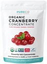 USDA Cranberry Powder Organic Certified - Organic Cranberry Juice Konsentrat Dukungan Kesehatan Tract Uriner for Women & Men