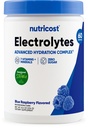 Nutricost Electrolite Complex Powder (60 Servis, Blue Raspberry) - Hydration Supplemen Minum Mix dengan Vitamin dan Mineral