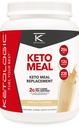 Ketologic Keto Meal Replacement Shake Powder untuk Hasil Optimal + MCT Oil + Grass- Fed Whey - Makro Formulasikan Sempurna untuk Ketosis - 20 Hamba - Vanilla
