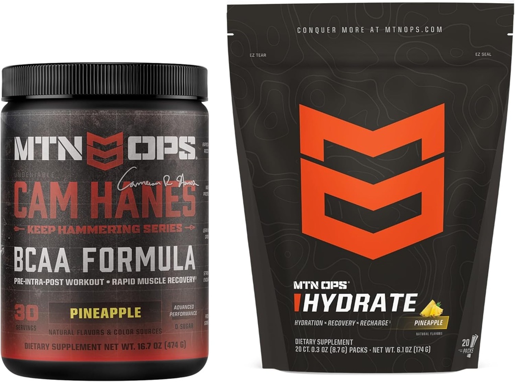 MTN OPS BCAA Nanas + Hydrate Pineapple Bundle