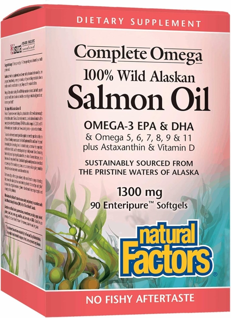 FACE NATURAL Wild Alsk Salmon Oil, 90 CT