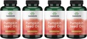 Swanson Pumpkin Seed Oil - High Biovailable EFAs - (100 Softgel Kapsul, 100mg Masing-masing) 4 Pack