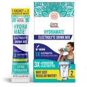GuruNanda Hidramate Hydration Dukungan Minum Mix - Electrolite Powder untuk Dehydration, Exercise & Energy - No Added Sweeteners, Non- GMO, Natural Lemon Lime Flavor - 2 Count (0.56 oz Masing-masing)