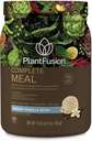 PlantFusion Complete Meal Replacement Shake - Plant Based Protein Powder with Superfoods, Greens & Progreens - Vegan, Gluten Free, Soy Free, Non-Dairy, No Sugar, Non-GMO - Vanilla 1 lb