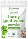 Maximum Stroric Pure Horny Goat Weed with Active Hoblines for Men and Women, 100 Grams, Organic Epimedium Powder for Energy and Imune System Booster, Filler Free and Vegan Friendly