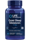Ekstensi Hidup Tenang Melonatin, 5 mg, Dukungan Tidur Kuat, Rhythm circadian sehat, Cellular Pertahanan, Gluten- Bebas, Non-GMO, Vegetarian, 60 Capsules