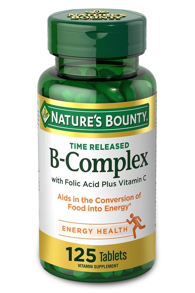 NBTY VitB Cmpx w / Vit C TR 24x125 TAB US