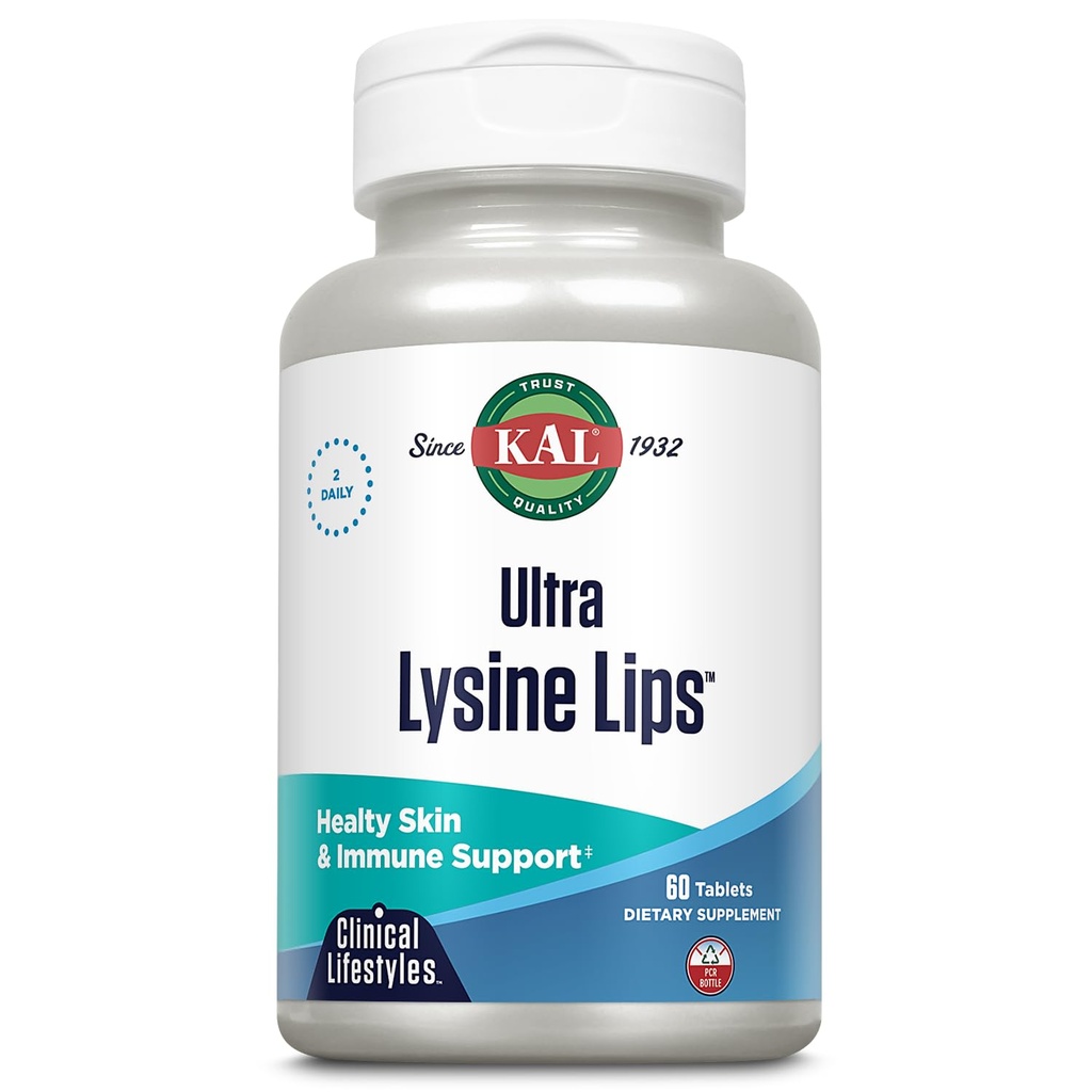 Kal Ultra Lysine Lips Tablet, 60 Count