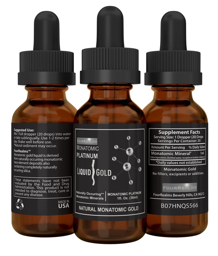 Mono- Atomic ORMUS - Monotom Platinum, Monatomik Orme 1oz