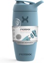 MixProxPursuit Shaker Bottle Insulated Stainless Steel Water Bottle and shaker Cup, 18oz, Ocean Cale Blue