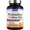 Innate Vitality Progories 120 Billion CFUs for Men & Women, 34 Strains with Pregnance & Digetical Enzymes, Immune & Digetical Health, Delayed Rilis, Shelf Stable, 30 Vegan Capsules