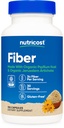 Nutricost Fiber Capsules dengan Prebiotic Fiber Suplement 150 Capsules - CCOF Sertifikasi Suplemen, dibuat dengan Organik Psyllium Husk & Organik Yerusalem Artichoke, Gluten Bebas, 3 G per Serving