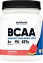 Nutricost BCAA Powder (Watermelon, 90 Serv) - Optimal 2: 1: 1 Rasio
