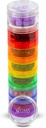 7 Day Medicine Pill Organizer - Stackable Pill Box - Fits Little Tablet & Vitamin Suplemen - Keep Your Daily Medicine Organized in One Place - Small - Rainbow