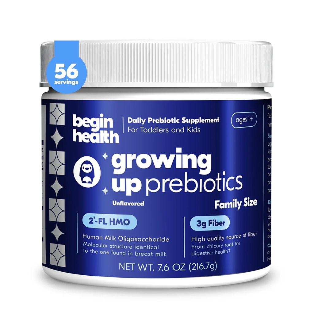 Mulai Pengembangan Kesehatan untuk Anak-anak 56- Packs 124; Prebiotic Soucher Soft Softteners dan Tambahan Kesehatan Digetical Gut; saya berurusan dengan Mix dengan Anak-anak Daily Beverages dan Soft Foods - Tanpa Rasa