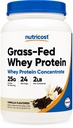 Nutricost Grass- Fed Whey Protein Konsentrat (Vanilla) 2LBS - Undenatured, Non-GMO, Gluten Free